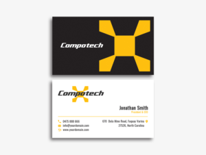 Business Card Design by Moumita_ for Compotech Inc. | Design: #20857333