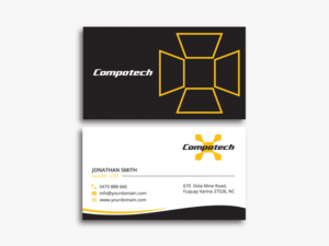 Business Card Design by Moumita_ for Compotech Inc. | Design: #20857334