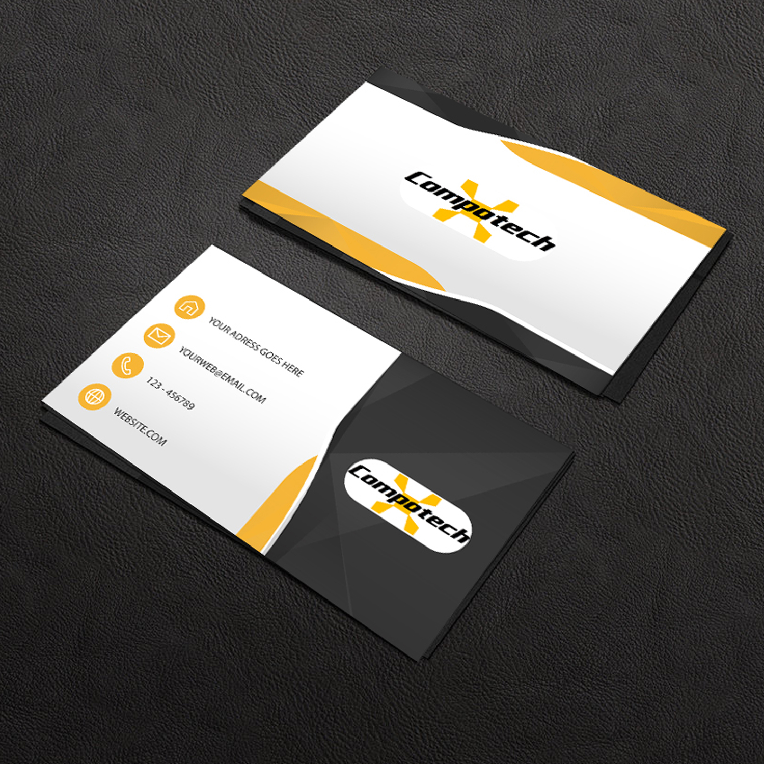 Business Card Design by Sajad Designs for Compotech Inc. | Design #20849318