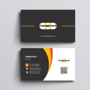 Business Card Design by Sajad Designs for Compotech Inc. | Design: #20849465