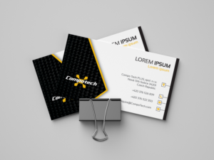 Visitenkarten-Design von ilovedesign1 für Compotech Inc. | Design #20858477