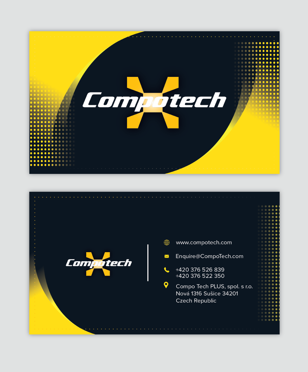 Business Card Design by ilovedesign1 for Compotech Inc. | Design #20858479