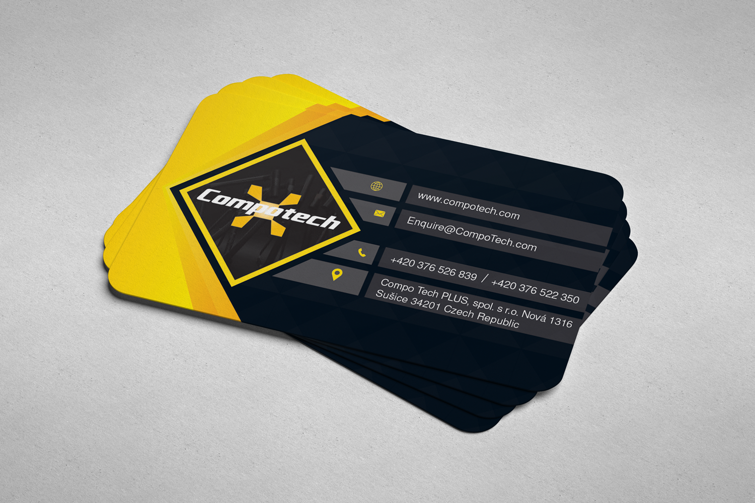 Business Card Design by ilovedesign1 for Compotech Inc. | Design #20858481