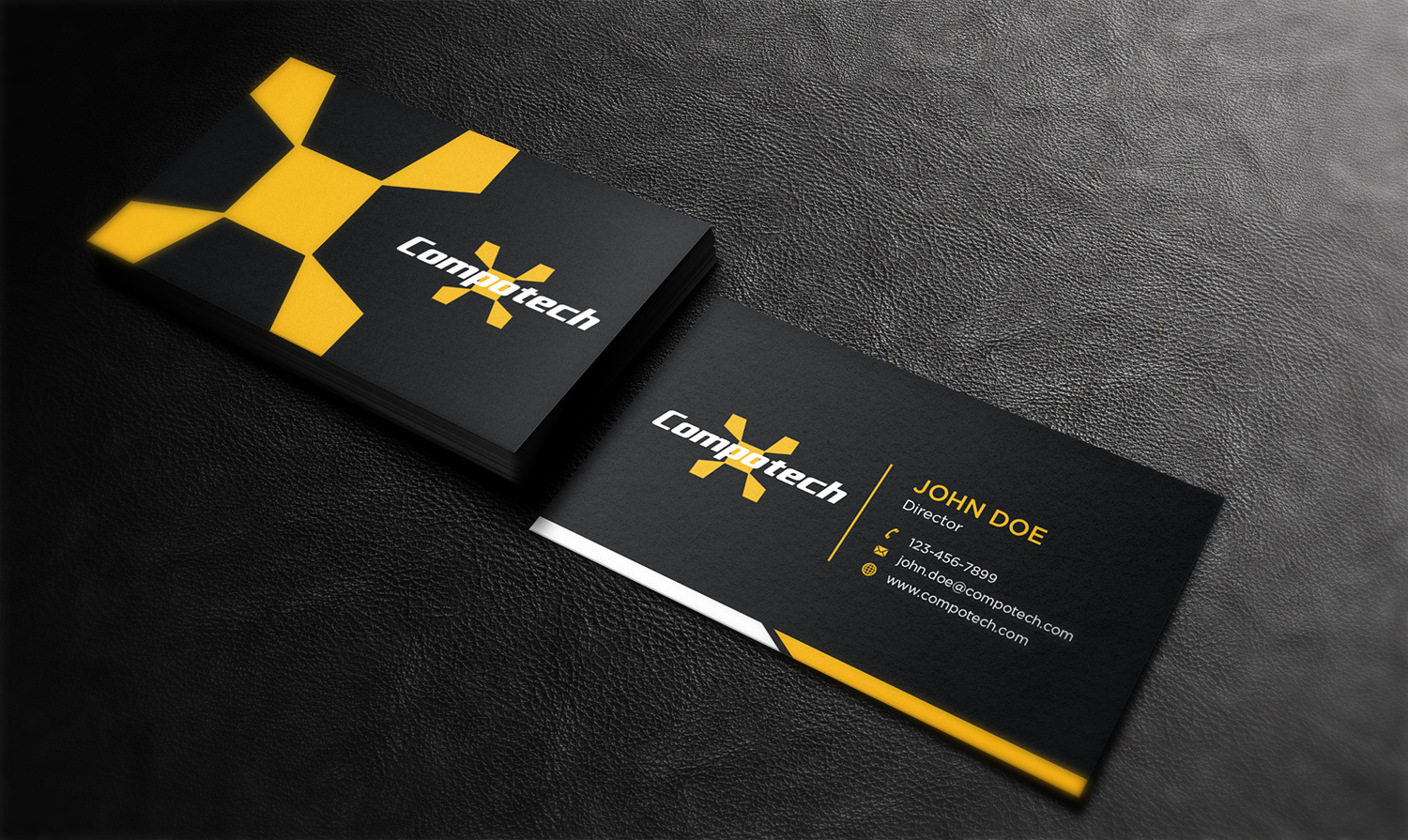 Business Card Design by haru_ichiban for Compotech Inc. | Design #20844529