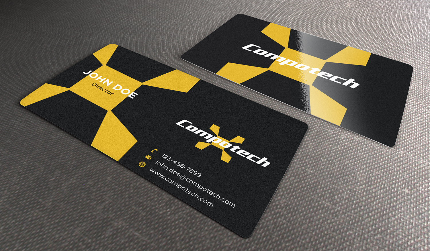 Business Card Design by haru_ichiban for Compotech Inc. | Design #20844579