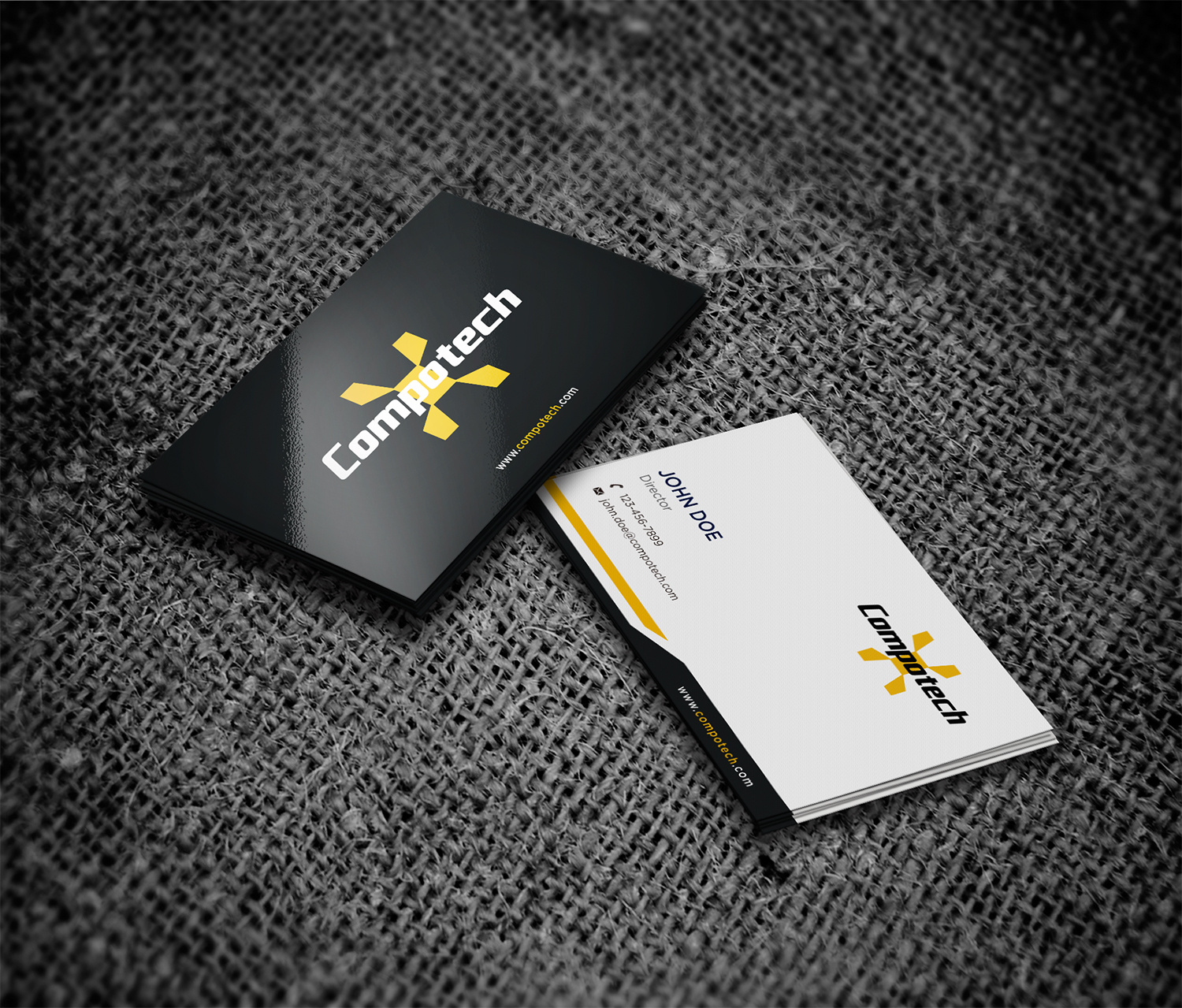 Business Card Design by haru_ichiban for Compotech Inc. | Design #20844585