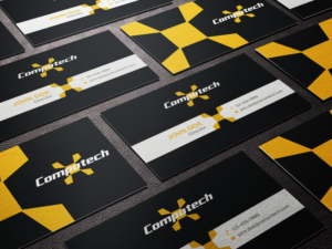Business Card Design by haru_ichiban for Compotech Inc. | Design: #20844590