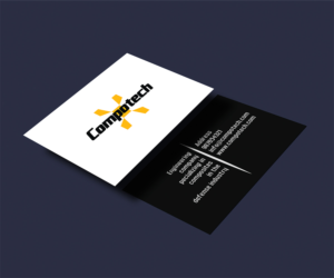 Business Card Design by LAMA DESIGNS for Compotech Inc. | Design: #20845416
