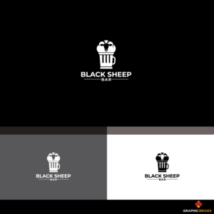Black Sheep Bar | Logo Design by Graphic Bricks