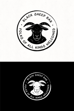 Black Sheep Bar | Logo Design by 91.kremena.petrova