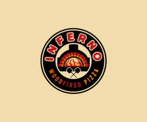 Inferno WoodFired Pizza Kitchen, or just Inferno WoodFired Pizza | Logo Design by ACK Design