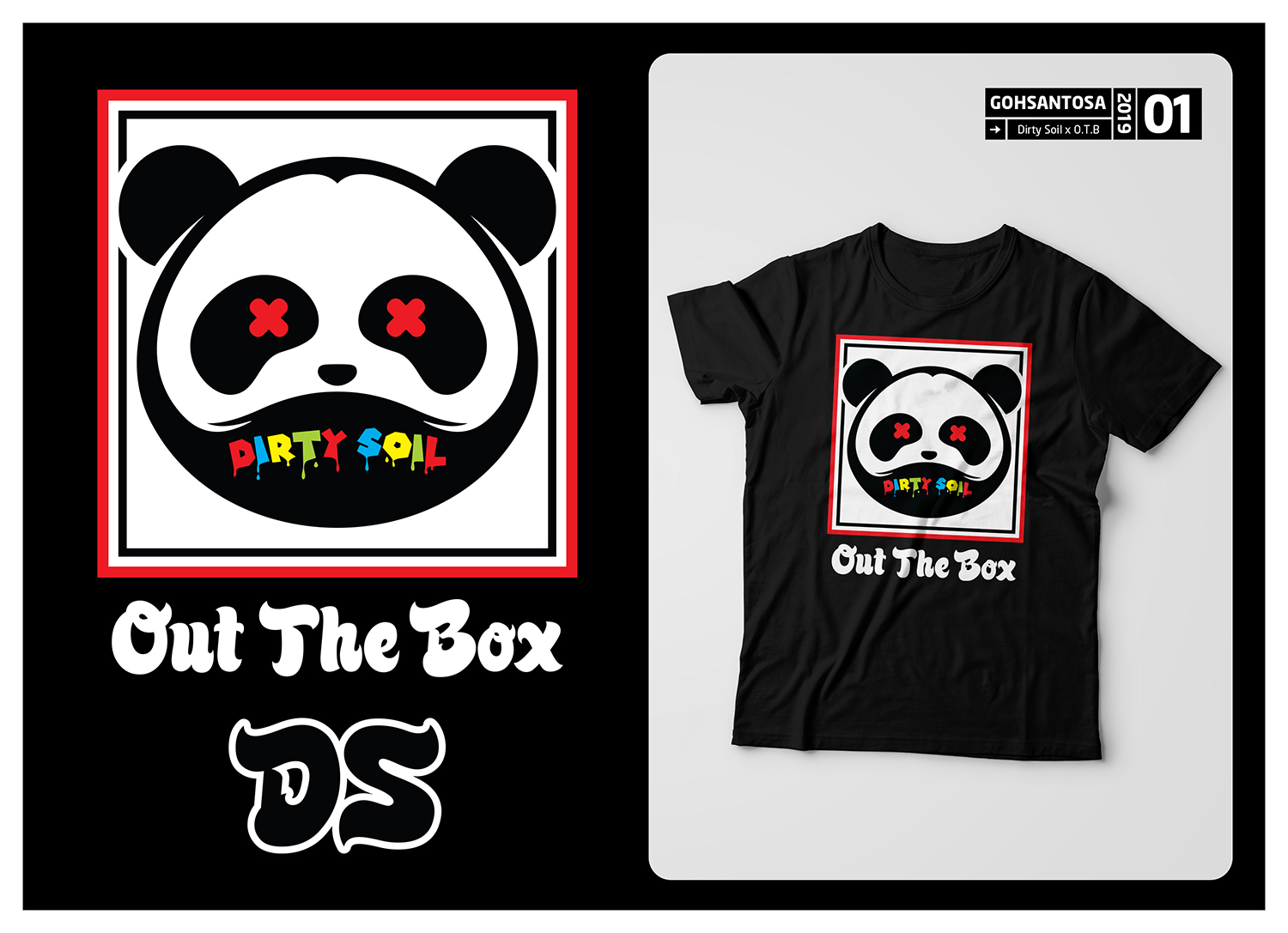 T-shirt Design by Gohsantosa for Dirty Soil x O.T.B | Design #20843937