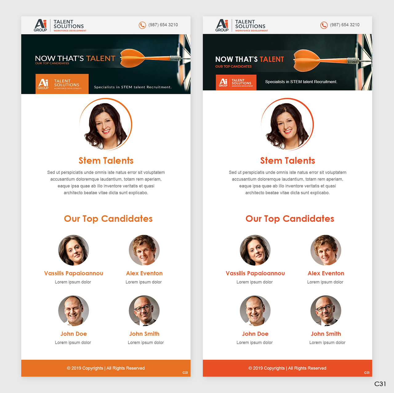 E-Mail Marketing-Design von pb für dieses Projekt | Design #20901925