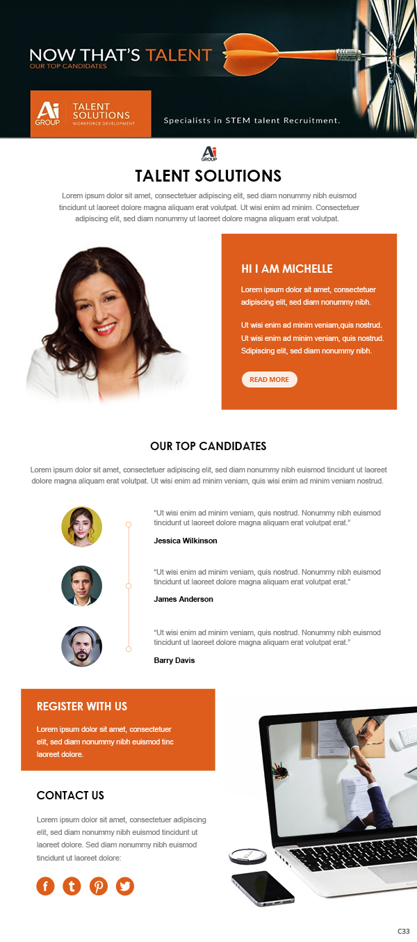 Email Marketing Design by pb for this project | Design #20901927