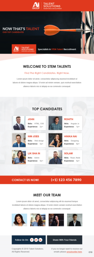 E-Mail Marketing-Design von pb für dieses Projekt | Design: #21023795