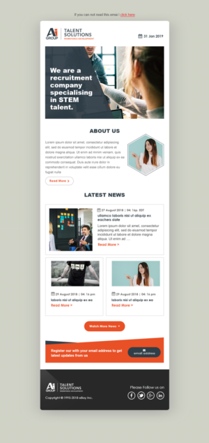 E-Mail Marketing-Design von Dabashes Adhikery für dieses Projekt | Design: #20905389