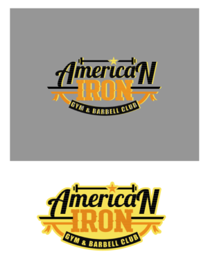 American Iron Gym & Barbell Club | Design de Logo par AbhishekkM'24