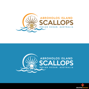 Abroholos Island Scallops - Indian Ocean, Australia | Logo Design by Graphic Bricks