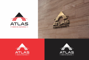 Logo Design by Limecom for Atlas Sign & Awning Company | Design: #20860931