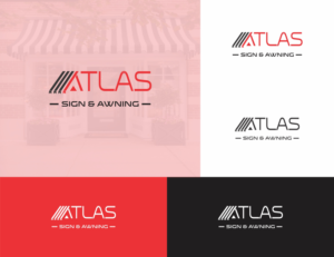 Logo Design by Limecom for Atlas Sign & Awning Company | Design: #20860934