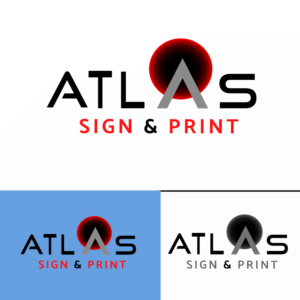 Logo Design by Khanh Ly Le for Atlas Sign & Awning Company | Design #20868010