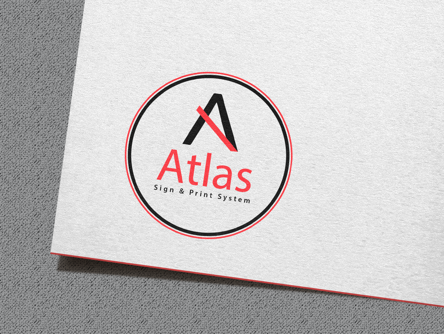 Logo Design by MOMEN ELKASHIF for Atlas Sign & Awning Company | Design #20861643
