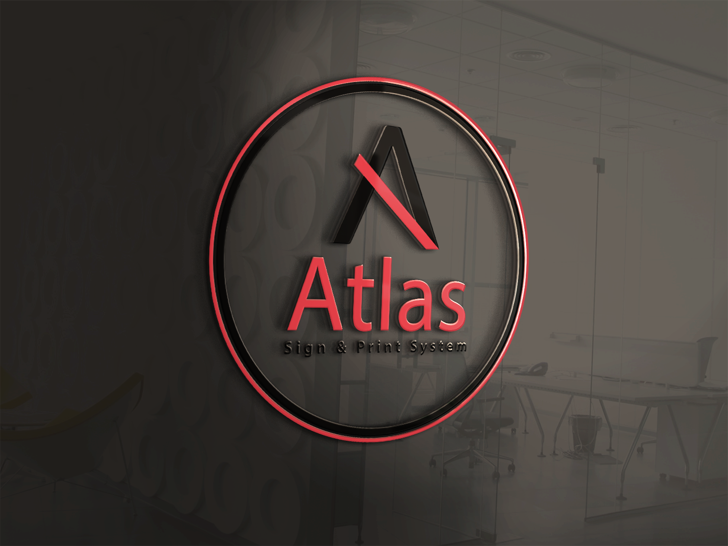 Logo Design by MOMEN ELKASHIF for Atlas Sign & Awning Company | Design #20904123