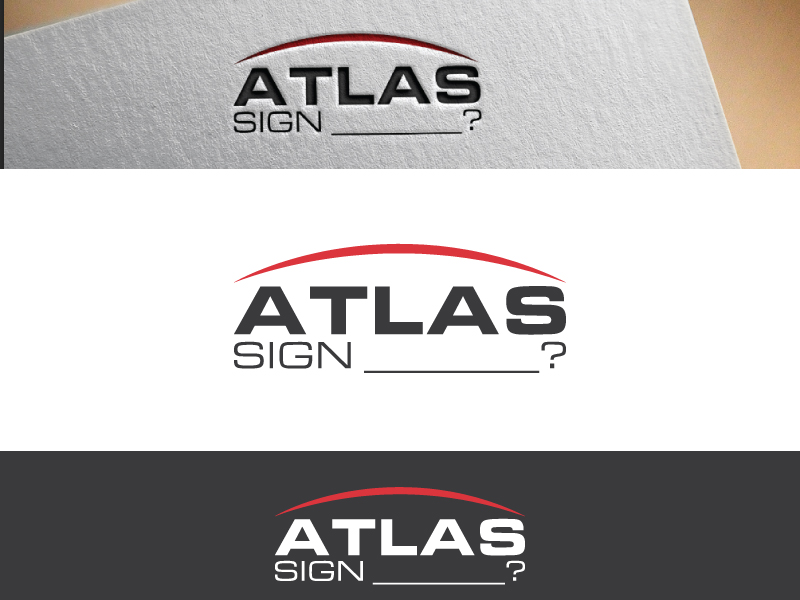 Logo Design by peter jone for Atlas Sign & Awning Company | Design #20859375