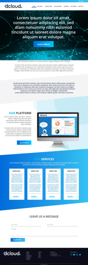 Digital Cloud Transformation | Web Design by lionx
