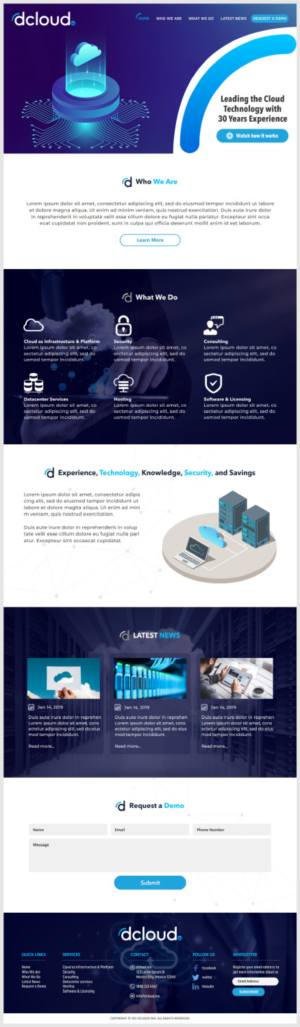 Digital Cloud Transformation | Web Design by -Marc-