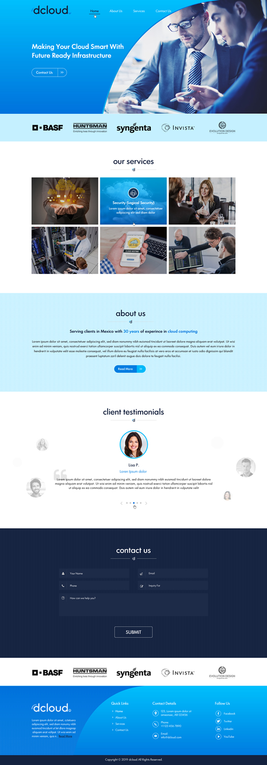 Web Design by Sbss for this project | Design #20865399