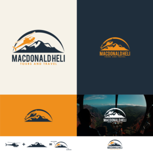 Macdonald Heli Tours and Travel | Logo Design by zatsukiki