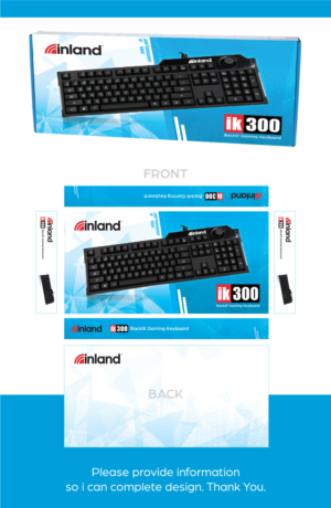 Keyboard packaging design* | Design Graphique par vcreatived