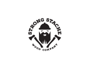 Strong Stache Wood Co. | Logo-Design von Buck Tornado