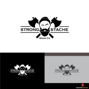 Strong Stache Wood Co. | Logo-Design von Graphic Bricks