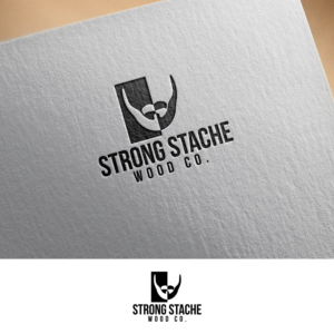 Strong Stache Wood Co. | Logo Design by ClearDesign