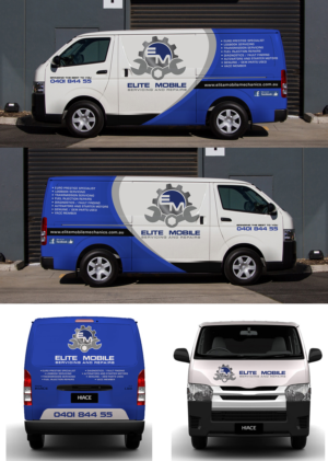 Car Wrap Design by dedenambrol for Elite mobile servicing and repairs | Design: #20895868