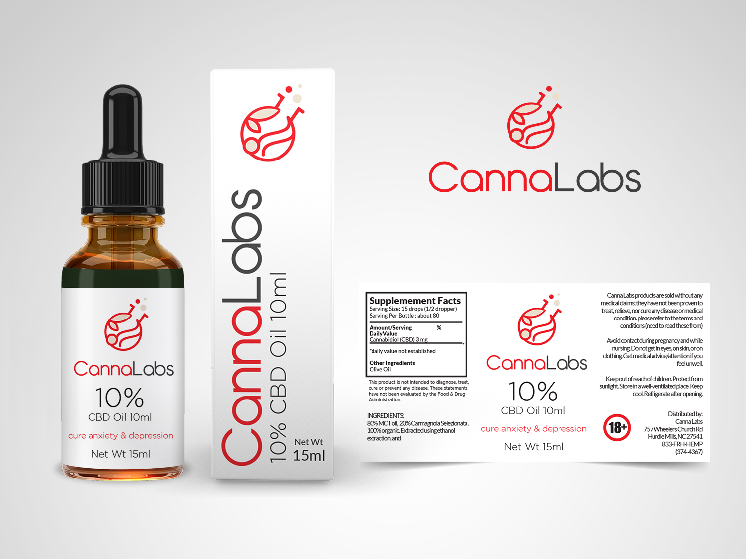 Packaging Design by Priyo Subarkah for Canna Labs | Design #20873365
