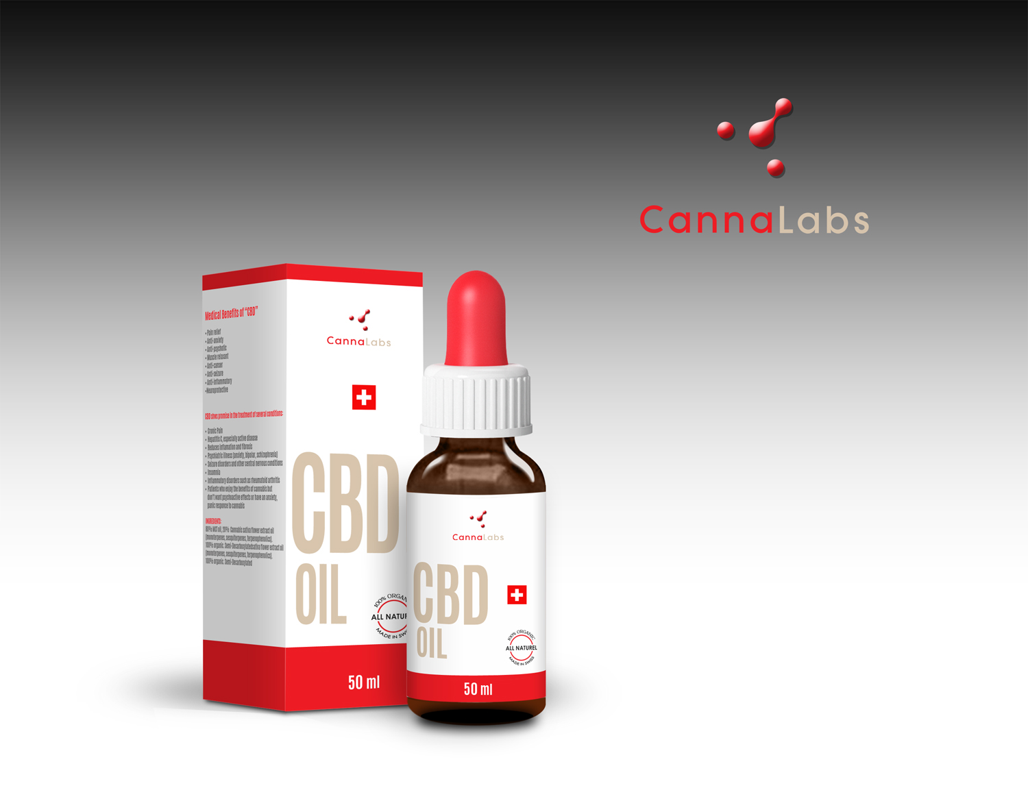 Packaging Design by tarokun for Canna Labs | Design #20890751