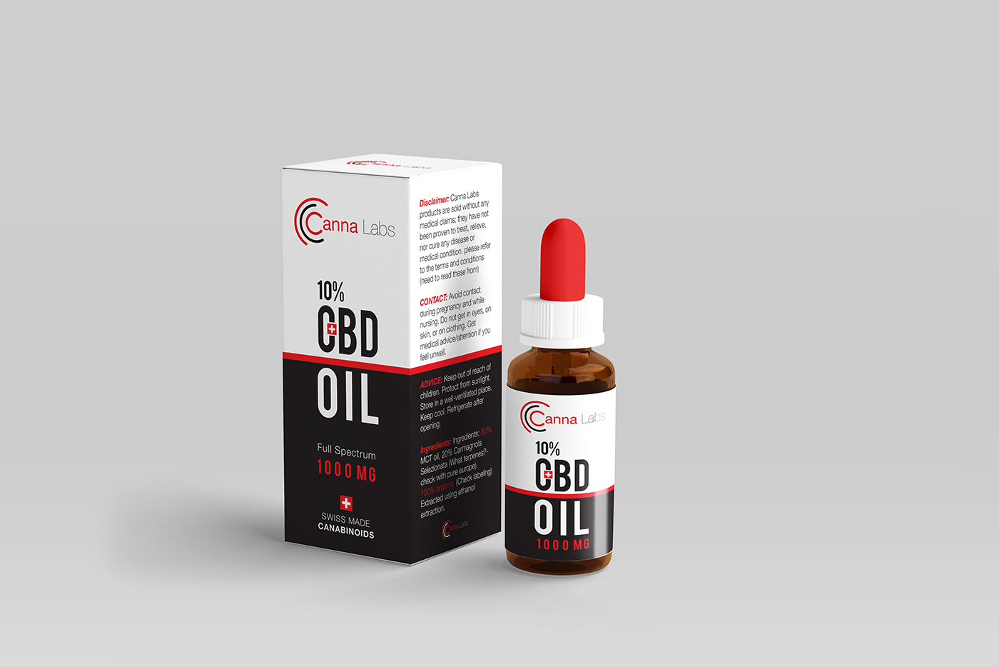 Packaging Design by Shark1 for Canna Labs | Design #20882699