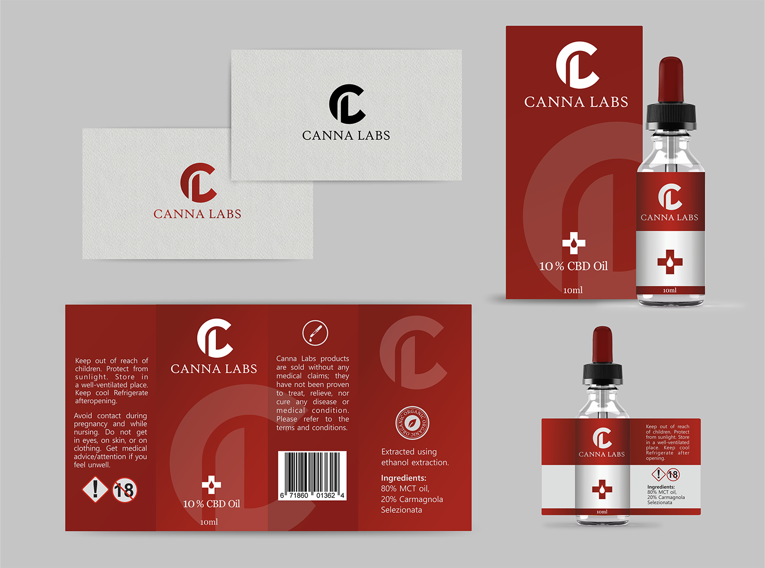 Packaging Design by Alpha_Creative for Canna Labs | Design #20873500