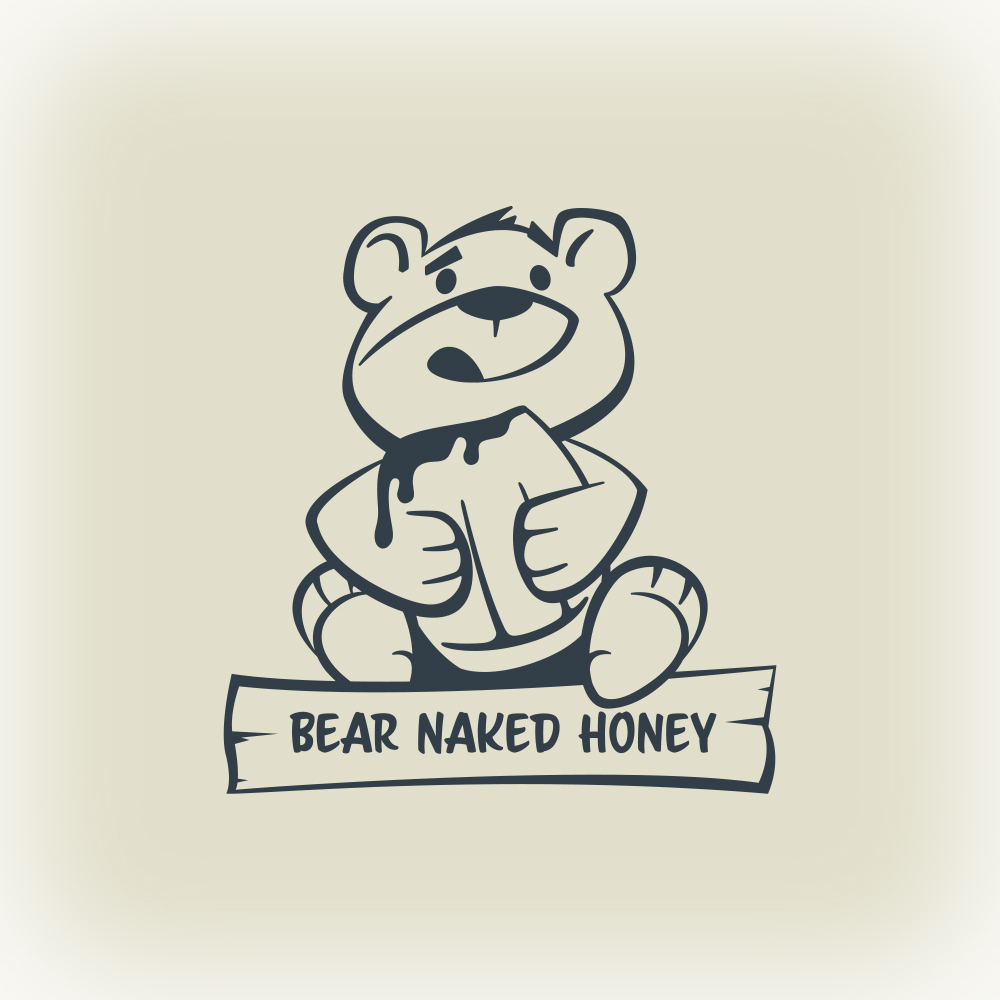 Logo-Design von inmymind für Bear Naked Honey | Design #20901981