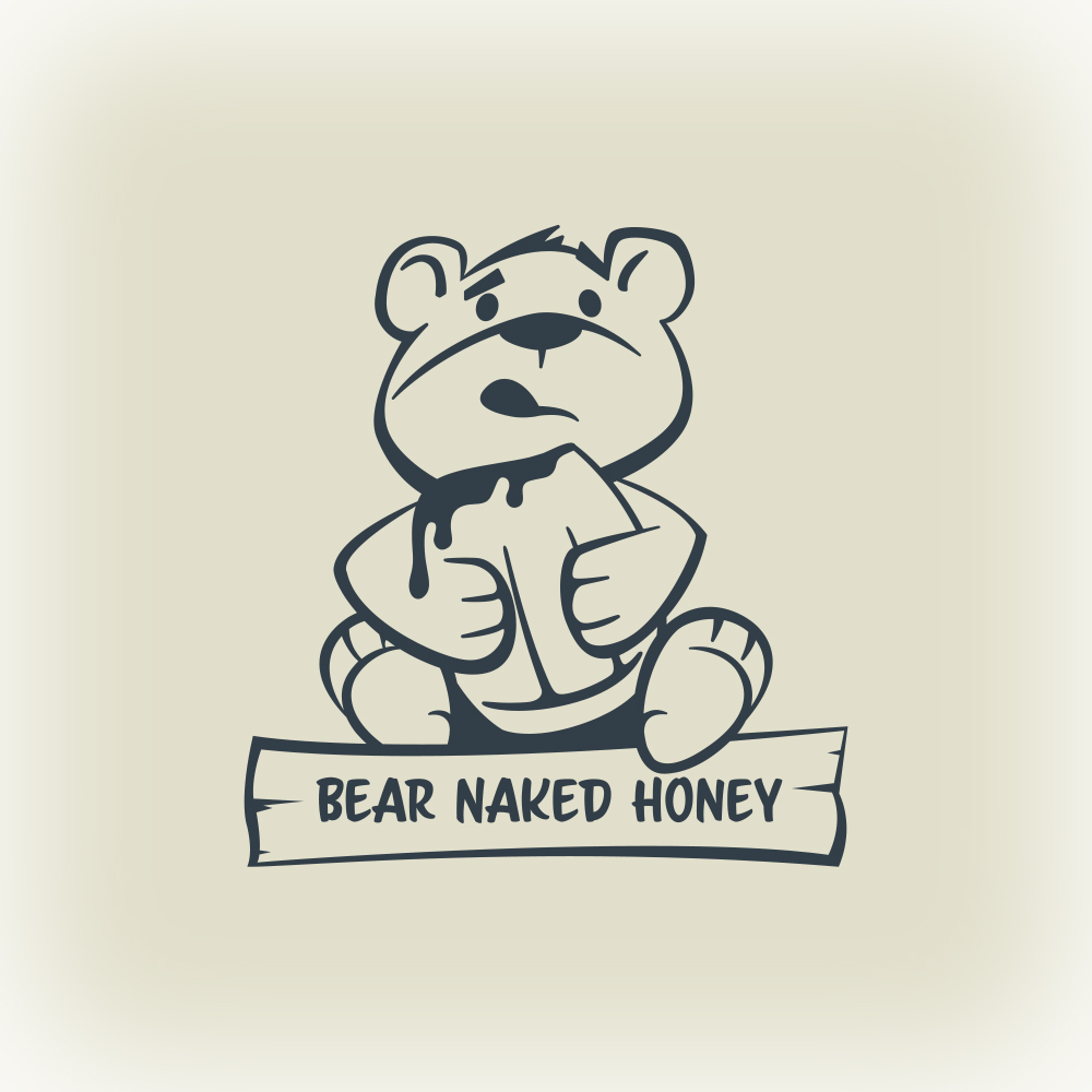 Logo Design by inmymind for Bear Naked Honey | Design #20901982
