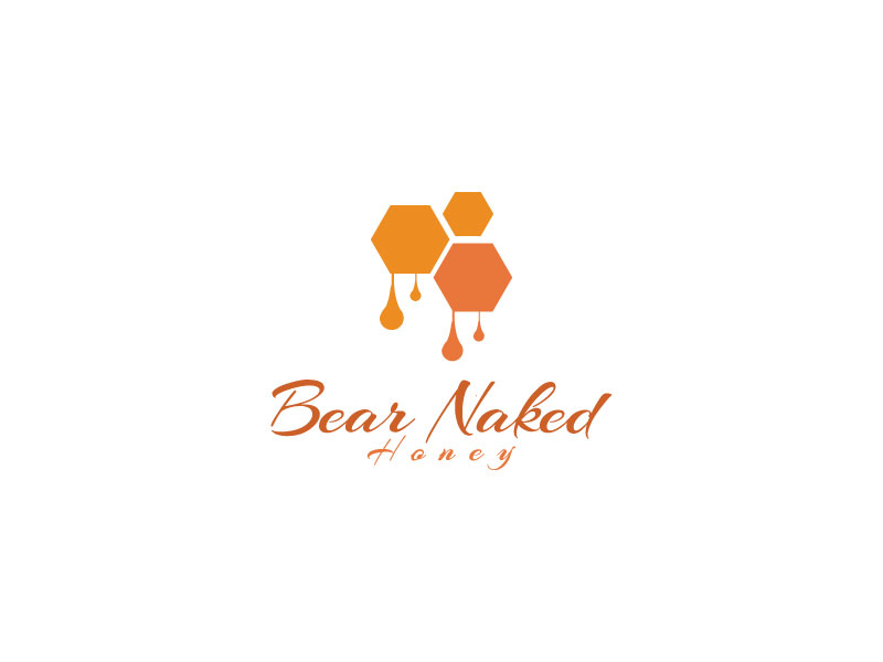 Logo Design by kINg eVOn 2 for Bear Naked Honey | Design #20875206