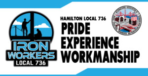 Ironworkers Local 736 promo banner / sign | Signage Design by NILDesigns