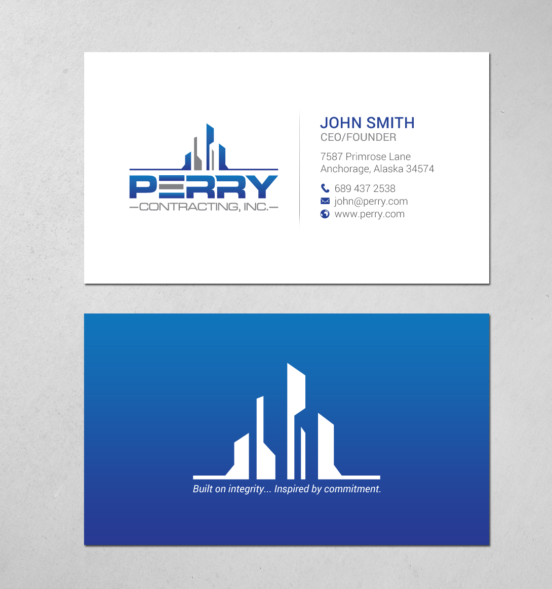 Business Card Design by chandrayaan.creative for this project | Design #20864378