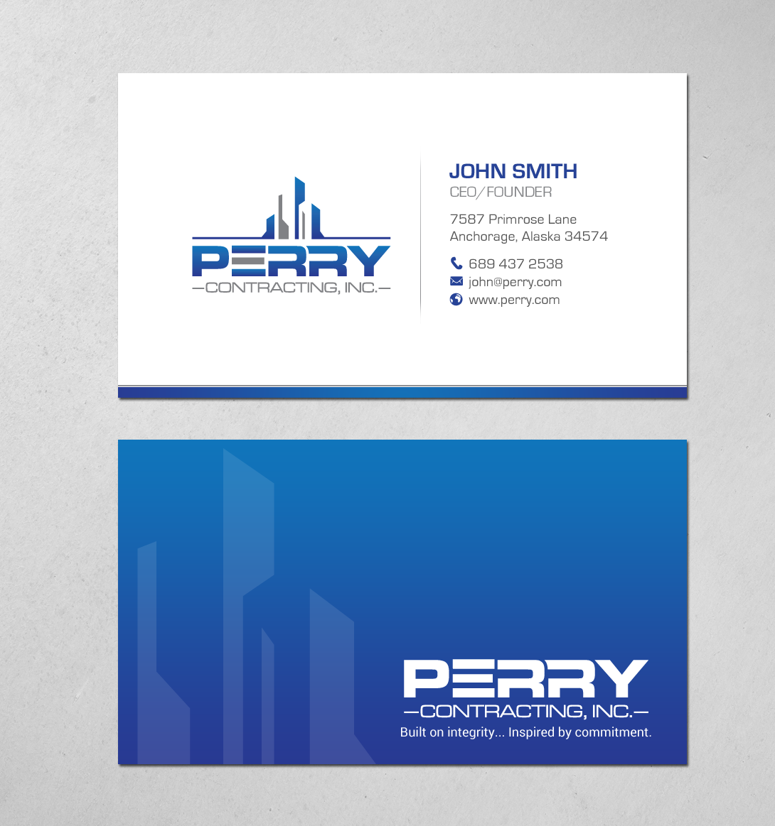 Business Card Design by chandrayaan.creative for this project | Design #20864380