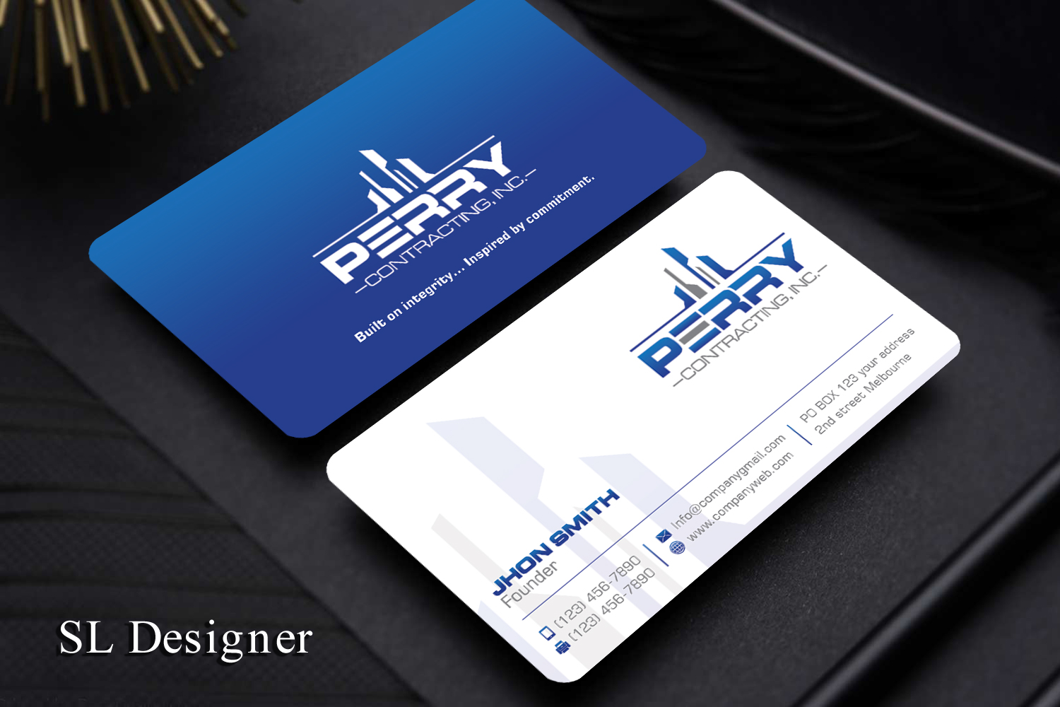Business Card Design by SL Designer for this project | Design #20869034