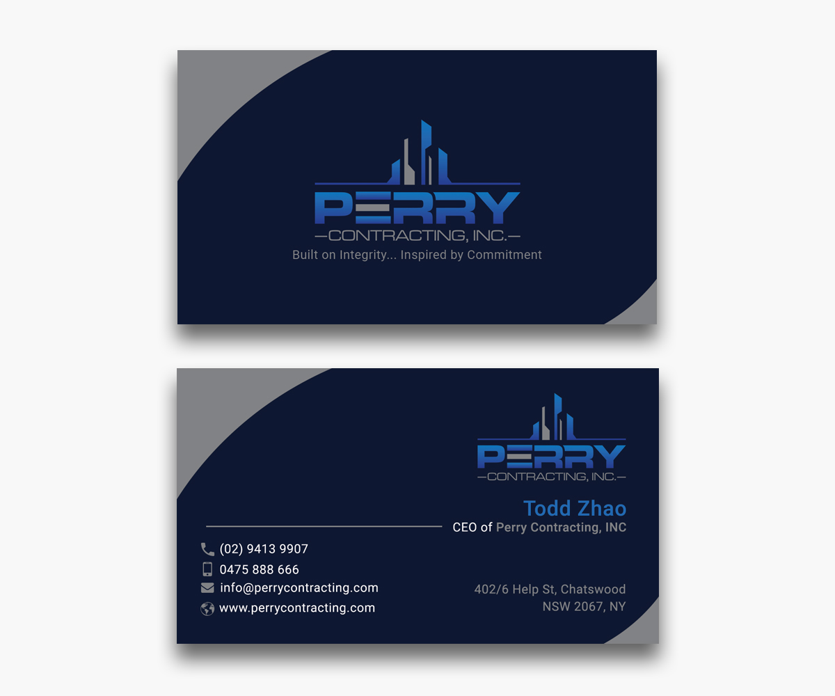 Business Card Design by Moumita_ for this project | Design #20876292