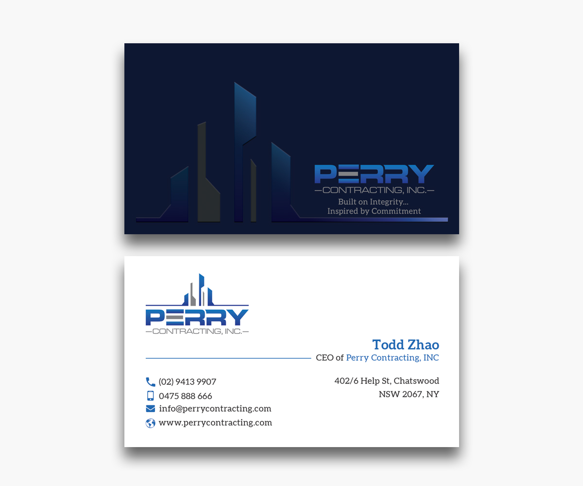 Business Card Design by Moumita_ for this project | Design #20876317